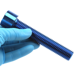 GB 70.1 TC4 Titanyum Alaşımlı Mavi Eloksallı Çin Titanyum Vidaları Altıgen Soket Başlı Kapaklı Vidalar Titanyum Vidalar - Product Image 6