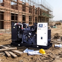 Groupe électrogène diesel silencieux ou à châssis ouvert de 200 kVA-500 kVA, 100 kW-500 kW, avec ATS et moteur Weichai, faible niveau sonore, vente en gros