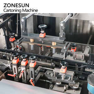 ZONESUN-Máquina de encuadernación de crema facial cosmética horizontal automática, caja de papel, sellador de erección, forma de botella - Product Image 5