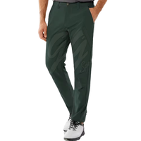 Unisex superzachte comfortabele golfbroek met lange mouwen, knoopsluiting, sportief, spandex/polyester, milieuvriendelijk, geometrisch dessin.