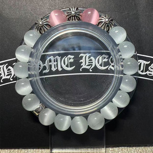 La pulsera de cristal blanco <span class=keywords><strong>Croton</strong></span> es un accesorio versátil, moderno, retro y de estilo corte para niñas, así como un - Product Image 1