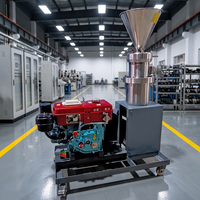 Machine commerciale automatique électrique en acier inoxydable pour la fabrication de pâte de sésame, de beurre d'amande, de beurre de noix de cajou et de beurre de cacahuète (type moulin colloïdal)