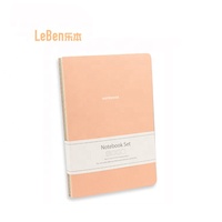 Cahier d'exercices chinois fin en papier kraft standard, cahier ligné