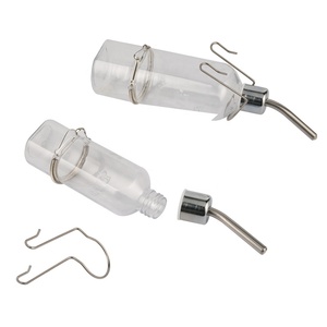 Bebedero <span class=keywords><strong>para</strong></span> Mascotas Pequeñas de 180 ml/350 ml, Botella de Agua <span class=keywords><strong>para</strong></span> Conejos, Hámsteres, Cobayas, Fuente de Agua <span class=keywords><strong>para</strong></span> Erizos - Product Image 4