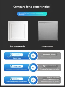 Op Maat Gemaakt Aluminium Gipsplafond Inspectiepaneel Voor Plafondtoegangspaneel - Product Image 5