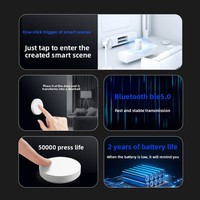 Bouton de commande intelligent sans fil 5.0 pour panneau de scène lumineuse, compatible avec l'application Mi Home, pour un contrôle fluide de toute la maison
