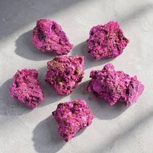 Venta al por mayor de racimo de rubí natural en bruto, espécimen de piedra preciosa, rubí rosa en matriz, cristal curativo para decoración del hogar - Product Image 2