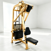 Máquina de Gimnasio Ajustable con Peso de Acero para Entrenamiento de Fuerza: Pecho, Espalda, Deltoides, Remo Sentado, Pila de Pesas de 143 kg