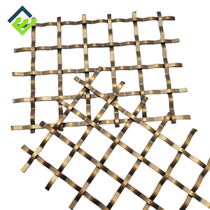 Grilles décoratives en treillis métallique tissé en acier inoxydable avec finitions Bronze/Laiton/Cuivre pour le pliage et le soudage - Product Image 5