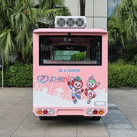Mini-bus touristique électrique de luxe rose, modèle Clown Fish, 17 passagers, entièrement fermé, neuf, fabriqué en Chine