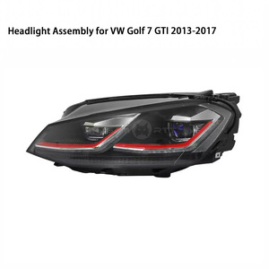 Conjunto de Faros Delanteros LED Mejorados para VW <span class=keywords><strong>Volkswagen</strong></span> <span class=keywords><strong>Golf</strong></span> <span class=keywords><strong>7</strong></span> <span class=keywords><strong>GTI</strong></span> 2013-<span class=keywords><strong>2017</strong></span>, Nuevo Accesorio de Iluminación Automotriz - Product Image 1