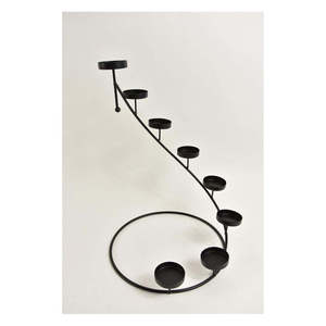 Contemporary Iron <b>Tealight</b> <b>Lantern</b> with Elegant Decorative Hollow Design for Upscale Interior Decoration - Product Image 5