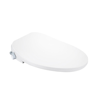 Siège de toilette chauffant électrique intelligent-Télécommande sans fil, buse autonettoyante
