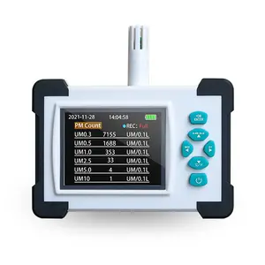 Détecteur de Pollution PM 2.5, appareil Portable, compteur de particules et de poussière, haute sensibilité, pour l'extérieur et l'intérieur