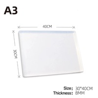 Plaques de tampographie en gel 5x7 réutilisables, durables et transparentes pour l'impression offset et la fabrication de cartes