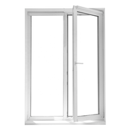Ventana Corredera de PVC Ligera y Económica RC4 para Cabaña de Montaña, Fácil Instalación