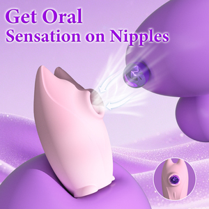 G-spot Soft Silicone <b>Vibrator</b> Dildo for Women Nipple Vacuum Sucker Licking Clit Stimulator 7-Speed Sex Toys for Adults - Product Image 4