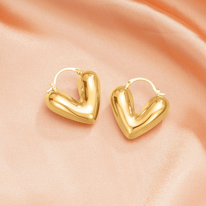 Love Heart Ear <b>Cuff</b> For Women Statement Fashion <b>Earrings</b> Elegant Jewelry Accessories - Product Image 2