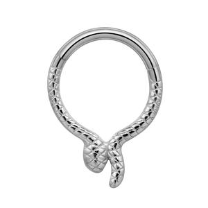 Tamamen çelik 316L Paslanmaz Çelik Yılan <span class=keywords><strong>Septum</strong></span> Burun Halkası Meme Halkaları <span class=keywords><strong>Septum</strong></span> Kaş Kulak Piercing Takısı - Product Image 4