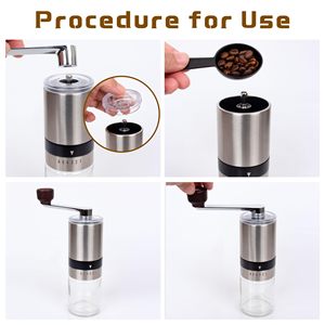 OEM 8 Piece Coffee Pour Over Set 600 ml <b>Kettle</b> <b>Digital</b> Scale Glass Server Manual Grinder Travel Coffee Kit Set for Gift - Product Image 6