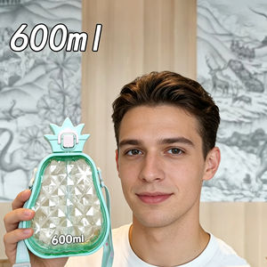 Pajita de Piña Reutilizable, Ecológica, Impermeable, Portátil para Niños, de Plástico, con Apariencia Estética, Venta al Por Mayor - Product Image 3