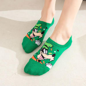 बीविज्ञान कारखाने की शीर्ष गुणवत्ता वाली कपास कोई शो मज़ेदार मोजे महिलाओं कस्टम प्यारा अदृश्य कार्टून मिकी मोजे रंग कम वृद्धि - Product Image 3