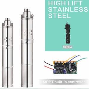 Bomba de tornillo solar sumergible Max Head Motor de pozo profundo Agricultura Bomba de agua solar con helicoidal de alta calidad - Product Image 4