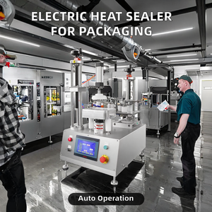 Machine de Scellage Thermique Électrique pour Emballage Alimentaire, Emballage de Boissons, Boîtes <span class=keywords><strong>en</strong></span> Aluminium, Sacs, Bouteilles, Film Papier, Verre, <span class=keywords><strong>Bois</strong></span>, Boîtier, Engrenage, Roulement - Product Image 3