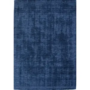 Dark blue colour carpet rug hand tufted wool rug customized size