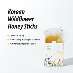 Sachets de miel de fleurs sauvages coréen de qualité supérieure, 100 % pur miel polyfloral, sachets portables, édulcorant individuel pour les voyages - Product Image 1