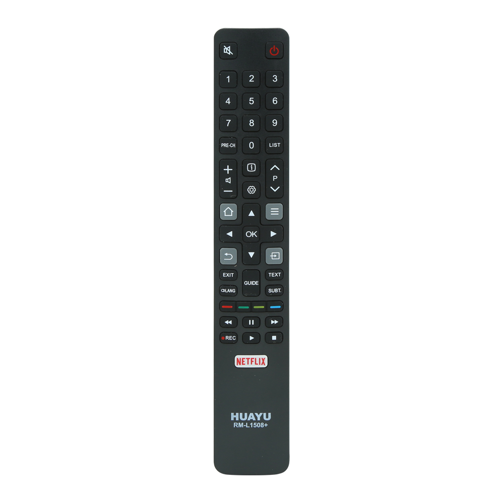 <strong>HUAYU</strong> RM-L1508+ Fixed <strong>Code</strong> <strong>Remote</strong> Control for Tcl for Android TV with 2 AAA Battery-Hot Sale