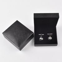 Boîtes à boutons de manchette de haute qualité, vente en gros à bas prix, lot de stock, boîte de rangement pour boutons de manchette, boîte cadeau pour boutons de manchette, luxe pour hommes