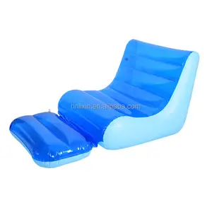 Custom L Deck Pool Float Chair Beach Leisure Chair Inflatable Pool Lounger Swimming Pool Lounge Chairs For Water Sports