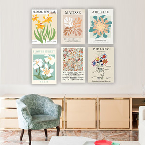 Impressions sur toile modernes <span class=keywords><strong>Matisse</strong></span> Picasso, grandes impressions sur toile abstraites, fleurs, art mural, affiche, impression sur toile - Product Image 4