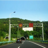 Signalisation routière d'autoroute P10mm P12mm P16mm P20mm P25mm P31.25 Module LED radar Signalisation de contrôle de la vitesse du trafic Signalisation VMS à matrice complète
