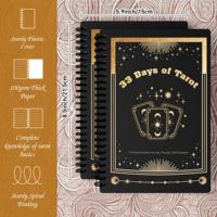 Journal de Tarot A5 33 Jours : Auto-découverte, Croissance Personnelle, Méditation, Approfondissement de vos Connaissances, Pratique Quotidienne, Reliure Spirale, PVC