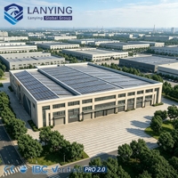 Edificio de Almacén de Estructura de Acero Industrial Prefabricado, Estructura Metálica Duradera, Gran Vano, Alta Resistencia al Viento, Rápida Construcción