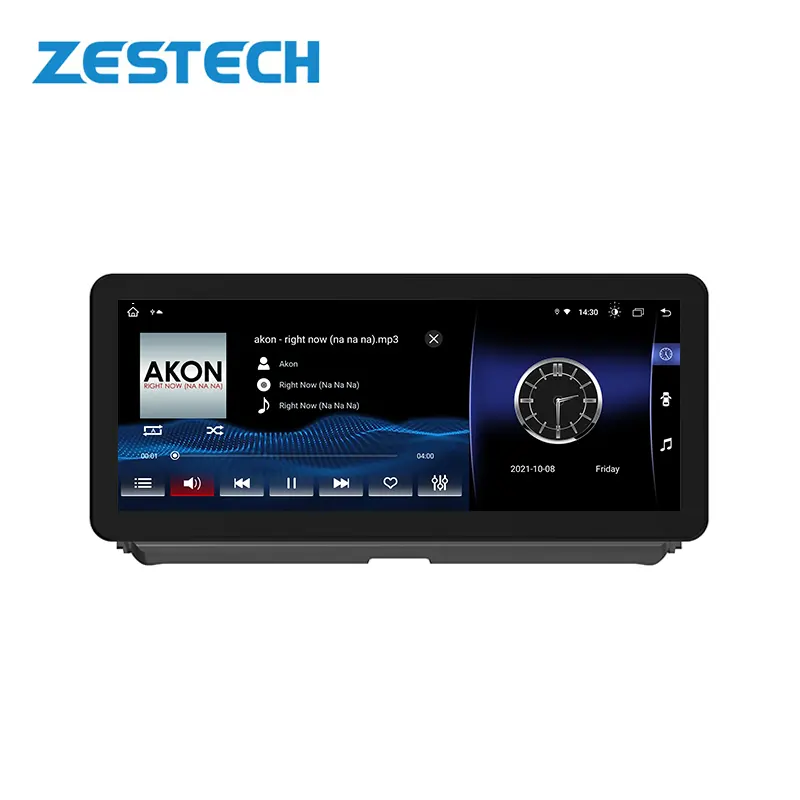 ZESTECH 12.3'' 1 din android car radio rotatable OEM Single din 1 din android 10 car radio autoradio for Toyota Corolla 2020