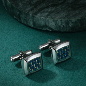In acciaio inossidabile formato personalizzato gemelli rotondi per gli <span class=keywords><strong>uomini</strong></span> vendita calda fai da te inciso spazzolato finitura per la festa di nozze anniversario regalo - Product Image 3