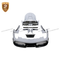Kit carrosserie pour Ferrari 458 M-Sha, pare-chocs avant, ailes latérales, jupes latérales, spoiler arrière, capot moteur, kit carrosserie en fibre de carbone 458