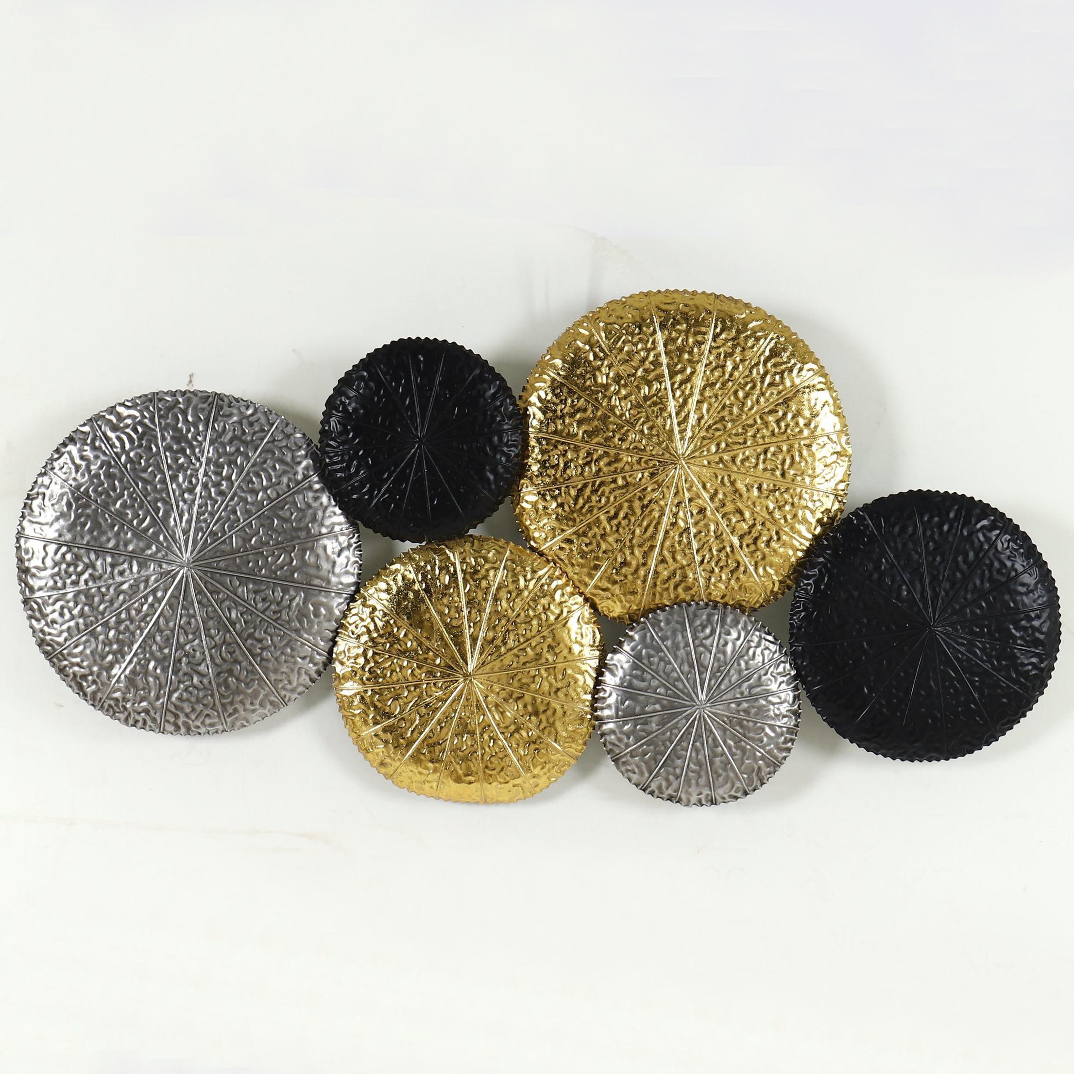 Metal Wall Decor Interior Home Accent Full Length Silver Black Gold 100X 52CM Metal Text for Home Decor · image 2