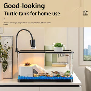 2025 nouveau Style séparé tortue réservoir Anti-évasion belle méduse Aquarium tortue Aquarium - Product Image 2