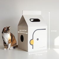 Cajas de Papel Personalizadas de Fabricante |   Casa/Villa para Mascotas y Cajas de Cartón Corrugado para Leche |   Soluciones de Embalaje de Cartón Duradero