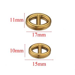 5個ステンレス鋼豚鼻ウエストタワーチャームペンダントDIYジュエリー所見ネックレス用品バルク卸売 - Product Image 2