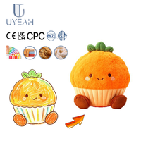 UYEAH OEM/ODM Conception personnalisée Poupée porte-clés en peluche souple en forme de frites, cola, lait, gâteau, jouet en peluche alimentaire, cadeau pour sac