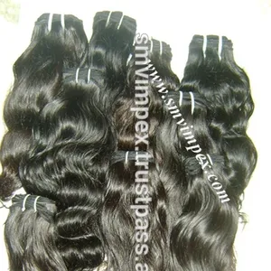 No split no bad smell wholesale indian deep wave hair extension natural process virgin indian human hair