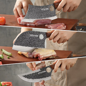 Ensemble <span class=keywords><strong>de</strong></span> couteaux <span class=keywords><strong>de</strong></span> cuisine professionnels en acier inoxydable 3 pièces, 3Cr13MoV, manche en bois ABS, couteaux <span class=keywords><strong>de</strong></span> cuisine tranchants et durables, ensemble <span class=keywords><strong>de</strong></span> couteaux <span class=keywords><strong>de</strong></span> boucher - Product Image 3