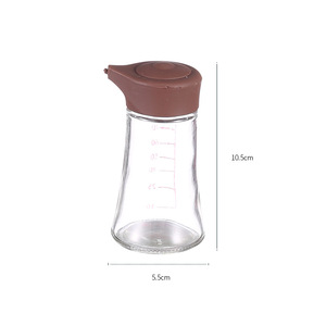 Silicone Capped Oil Dispenser 70Ml Leak Resistant <b>Kitchen</b> Condiment Bottle For Travel And Storage - Product Image 4