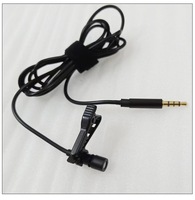 Microphone à condensateur filaire à clipser sur le revers, omnidirectionnel, adapté pour iPhone/Android/Windows/Ordinateur