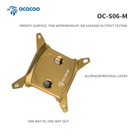 Bloc de refroidissement par eau pour processeur haute performance pour Intel LGA 1700 1200 115X, boucle liquide personnalisée, base en cuivre entièrement métallique, raccord G1/4